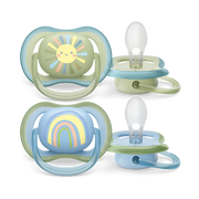 Соска-пустышка Philips Avent Ultra Air 0-6 месяцев для мальчиков