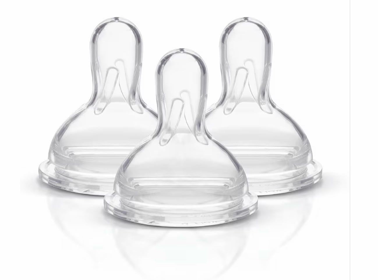 Medela Сменные соски с широким основанием и медленным потоком, 3 шт