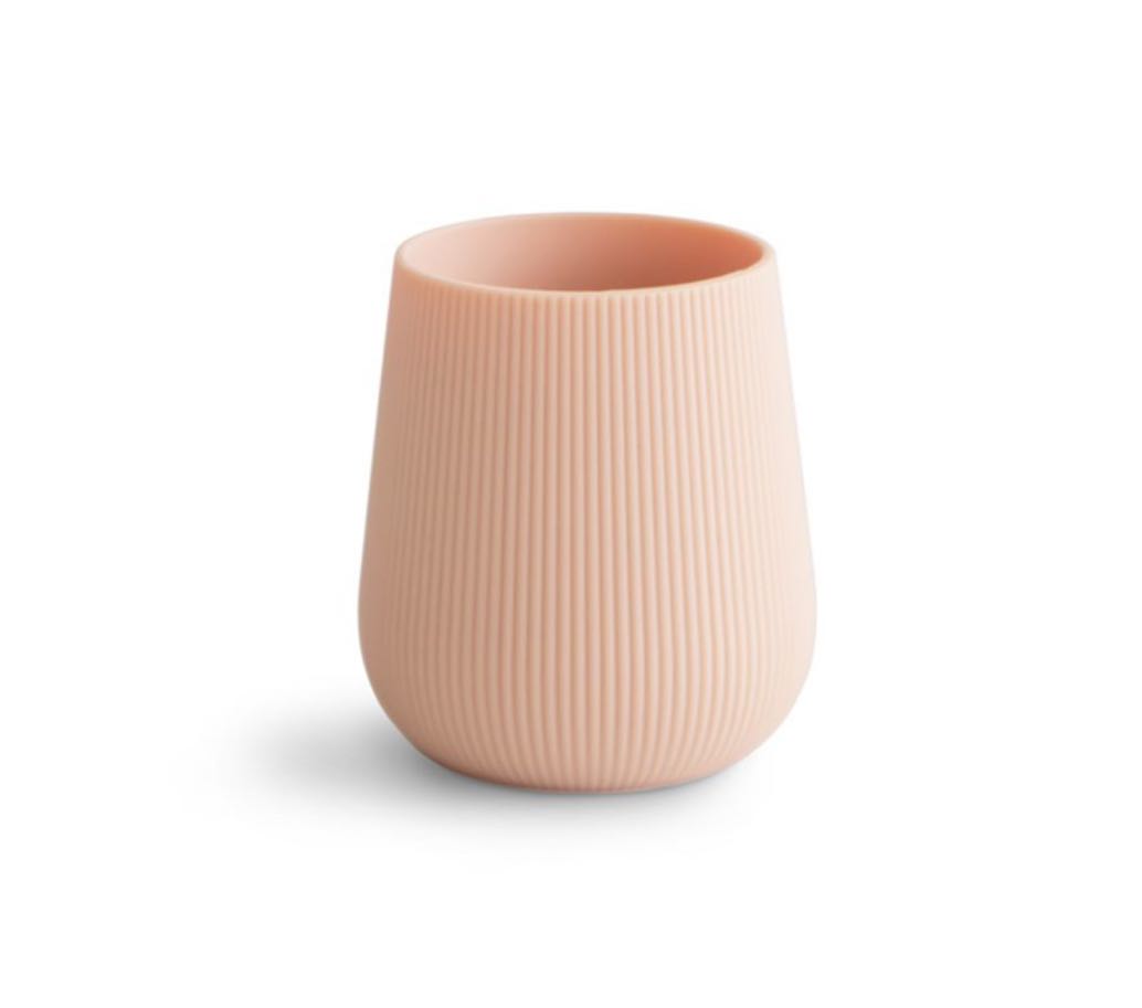 Frigg Mushie Silicone Starter Cup Blush силиконовый поильник 6+ месяцев