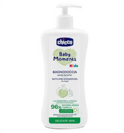 Chicco Baby Moments гель для душа 500 мл с экстрактом овса 0+ месяцев