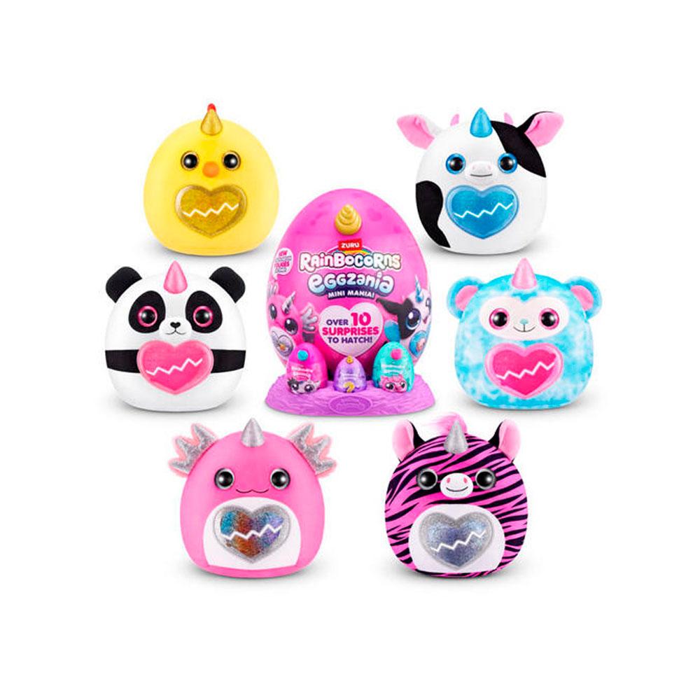 ZURU Rainbocorns Eggzania Mini Mania — плюшевый сюрприз, 3+