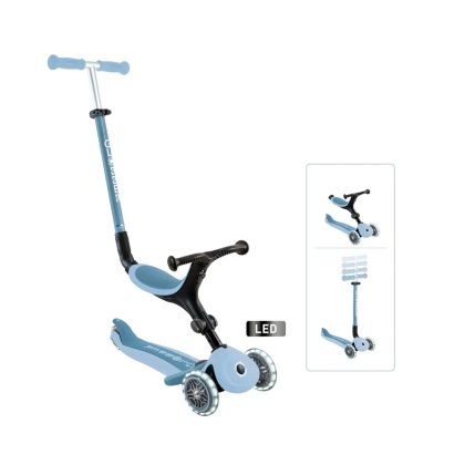 Самокат Globber Go Up Active Ecolohic Lights Blue Berry трехколесный