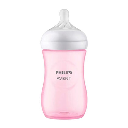 Бутылочка Philips Avent Natural Response 260 мл розовая с антиколиковой системой