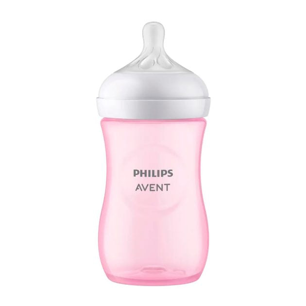 Бутылочка Philips Avent Natural Response 260 мл розовая с антиколиковой системой