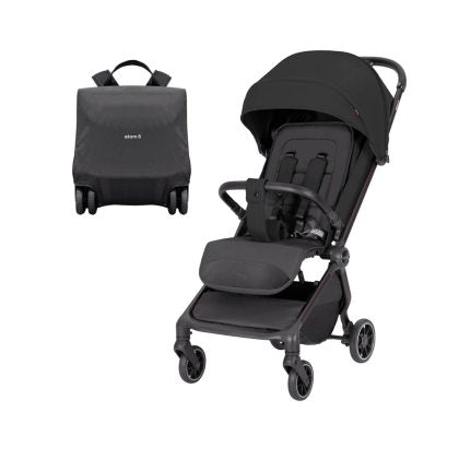 Коляска прогулочная Carrello Bravo Carbon Deep Black складная