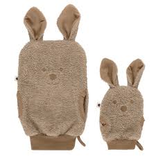 Bath mits kangaroo Bibs Бежевый