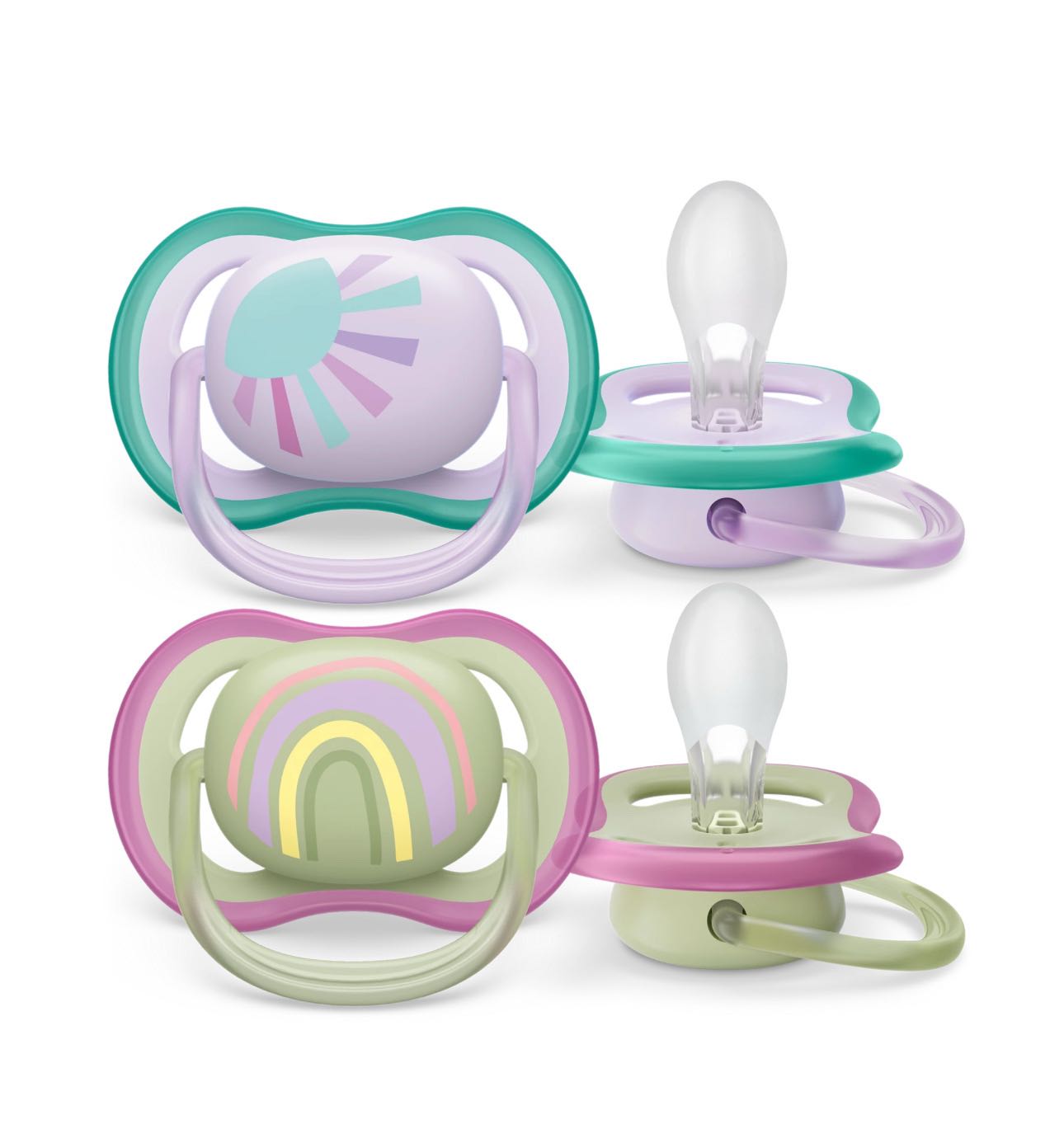 Соска-пустышка Philips Avent Ultra Air для девочек 0-6 месяцев