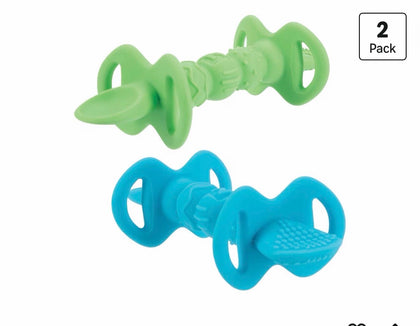 Nuby Dipeez — силиконовая ложка 2-в-1 для самокормления, от 12 мес
