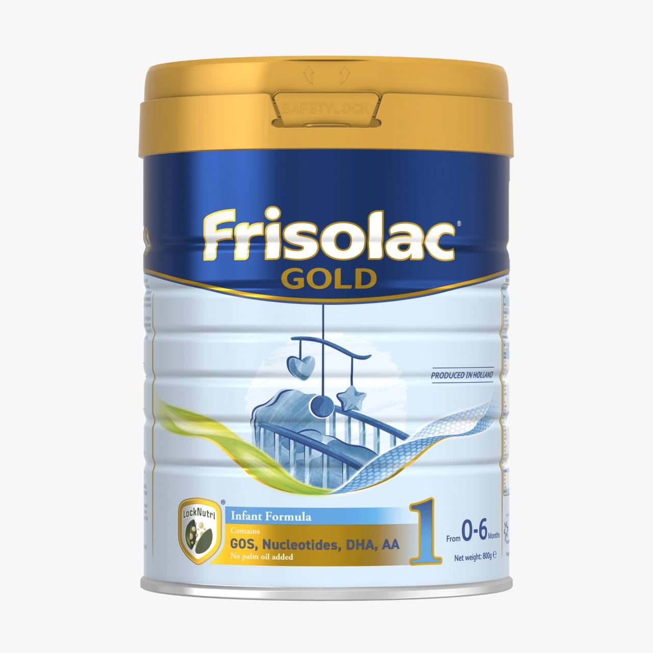 Frisolac Gold 1 молочная смесь с рождения 800 г