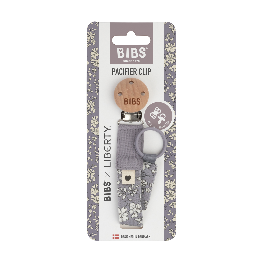 Держатель для пустышки BIBS x Liberty Capel Fossil Grey
