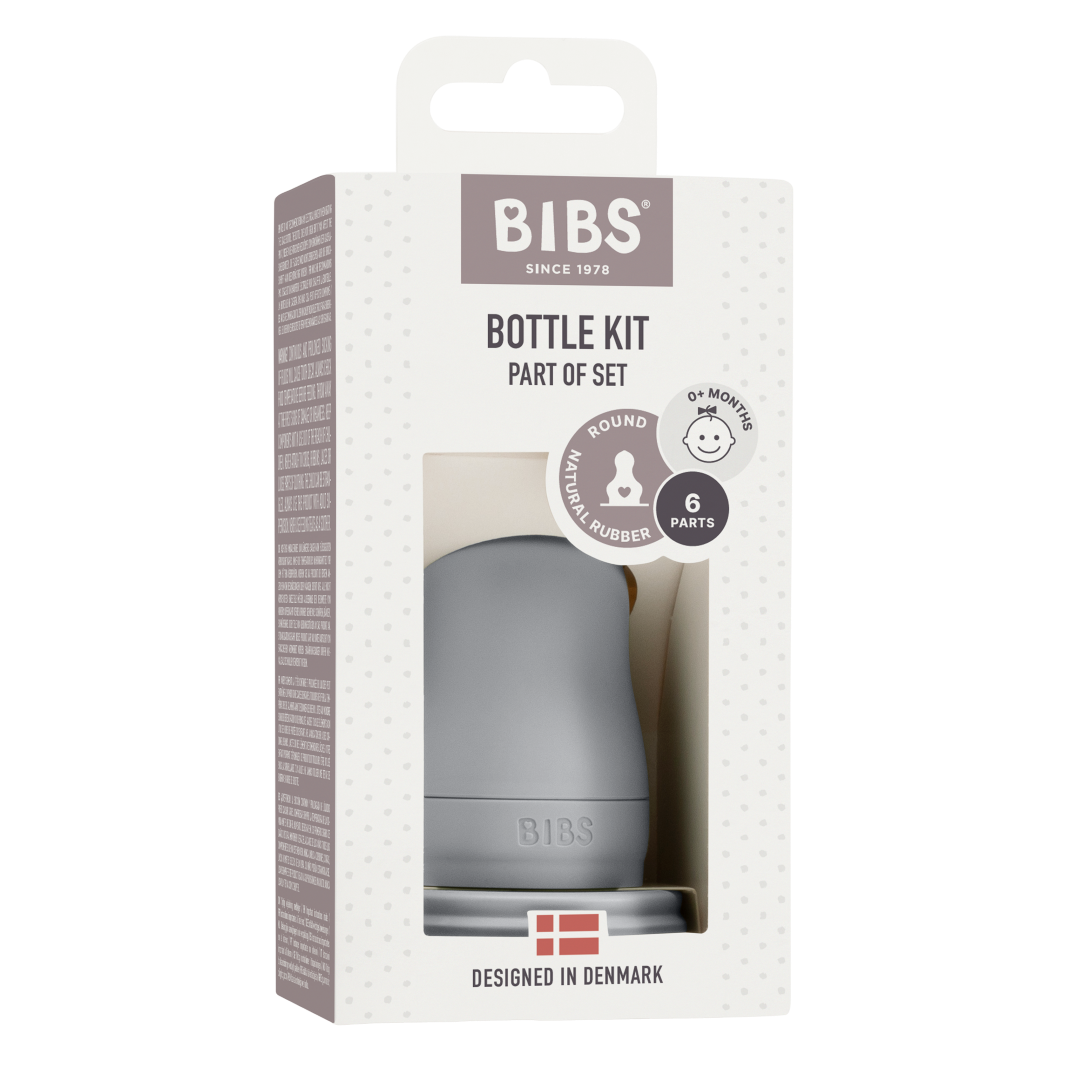 Bibs kit Bibs cloud grey bolalar butilkasi uchun to'plam