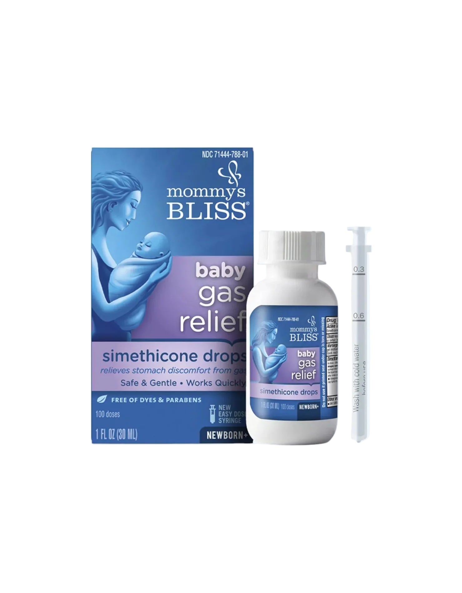 Mommy's Bliss Simethicone газоотводное средство 30 мл для новорождённых
