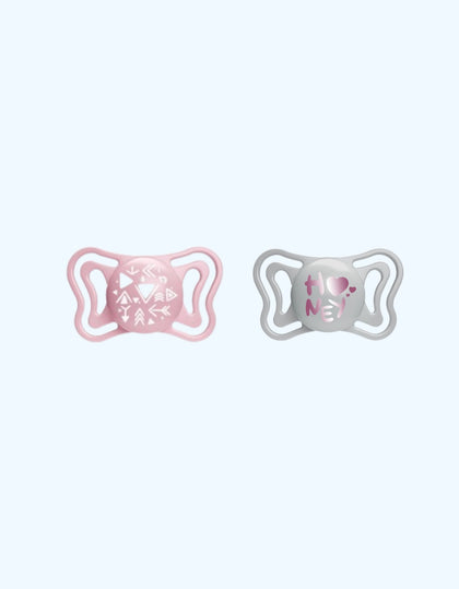 Пустышка Chicco Physio Forma Light силиконовая для девочек 2-6 месяцев 2 шт