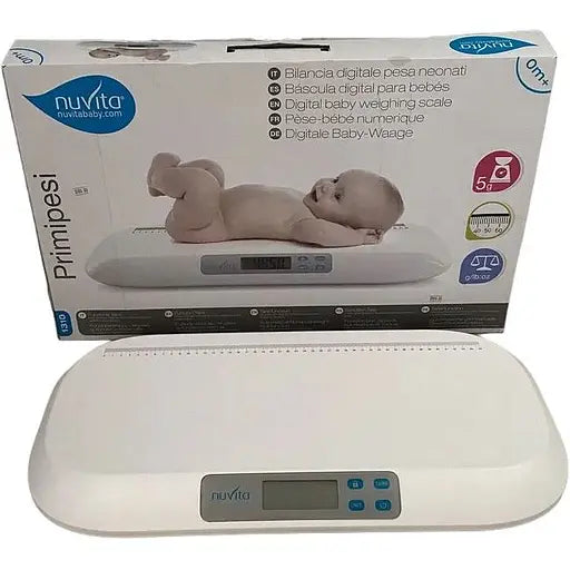 Цифровые весы Nuvita для новорождённых до 20 кг с LCD-дисплеем