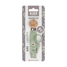 Держатель для пустышки BIBS x Liberty Capel Sage хлопковый с зажимом