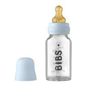 Бутылочка BIBS 110 мл Baby Blue стекло с антиколиковой системой