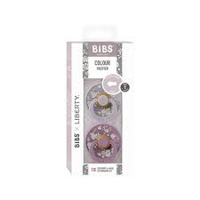 Пустышка BIBS x Liberty Capel латексная Size 1 Fossil Grey Mix