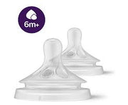 Соска Philips Avent Natural 6м+ силиконовая антиколиковая 2 шт
