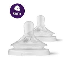 Соска Philips Avent Natural 6м+ силиконовая антиколиковая 2 шт