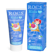 Зубная паста R.O.C.S. для детей Фруктовый рожок 45 г без фтора