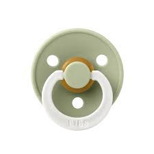 Пустышка BIBS Colour Glow Sage латекс светящаяся 6-18 месяцев размер 2