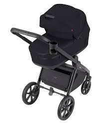 Коляска Kikkaboo Carrello Omega 2в1 Cosmo Black с люлькой и прогулочным блоком