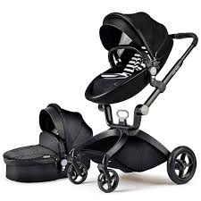 Коляска Momcozy ClickGo Black легкая складная алюминиевая