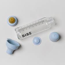 Бутылочка BIBS Baby Bottle 225 мл небесно-голубая с соской