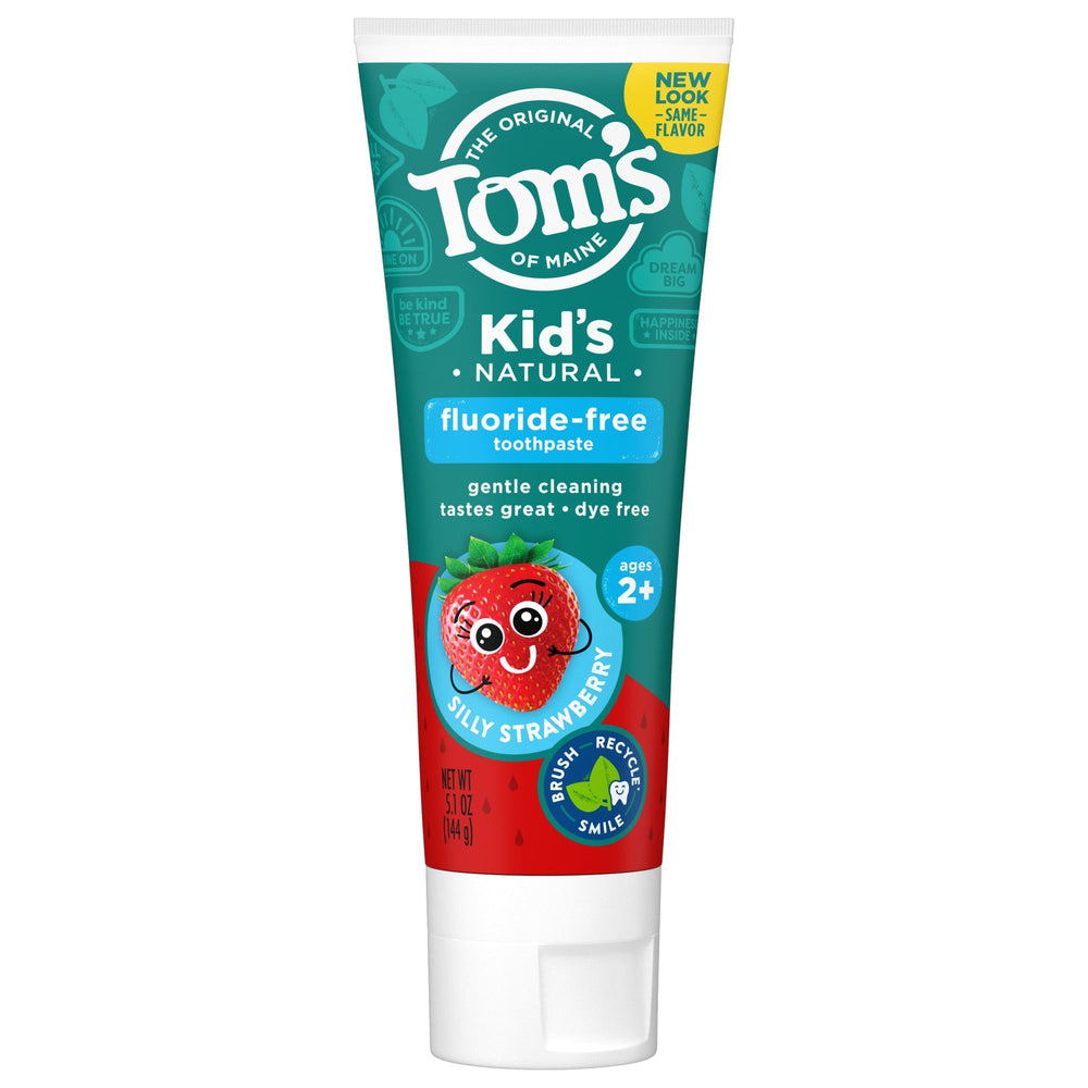 Tom's of Maine Kids ftorsiz tish pastasi, qulupnay, 2 yoshdan, 144 g