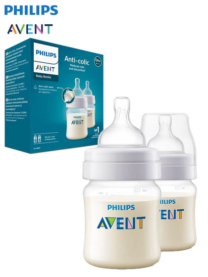 Philips Avent Anti-colic butilka 125 ml, 0 oy+, 2 dona