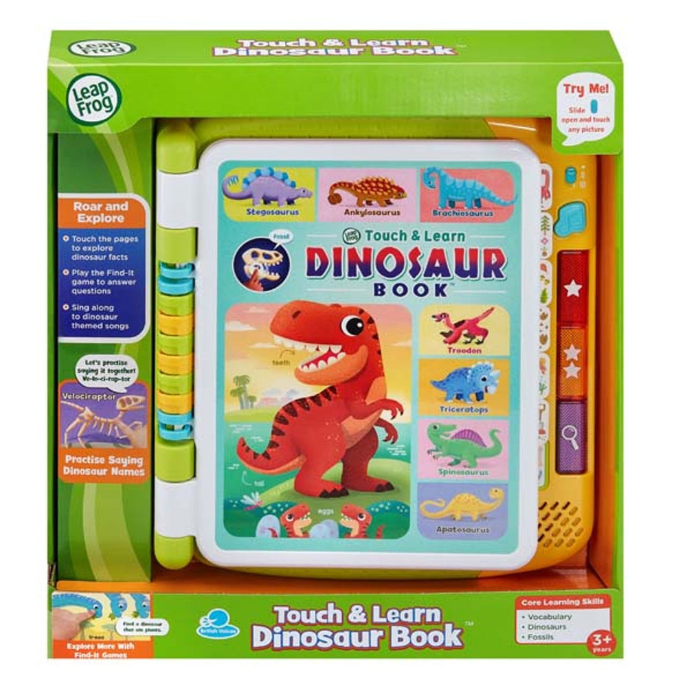 Интерактивная книга LeapFrog Touch & Learn Dinosaur Book, от 3 лет