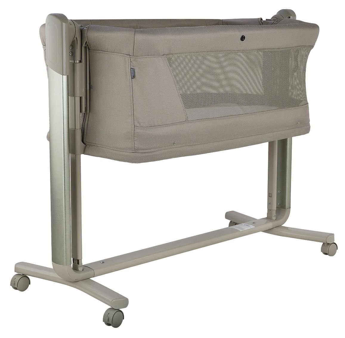 Приставная кроватка Carrello Prima электронная укачивание cloud grey