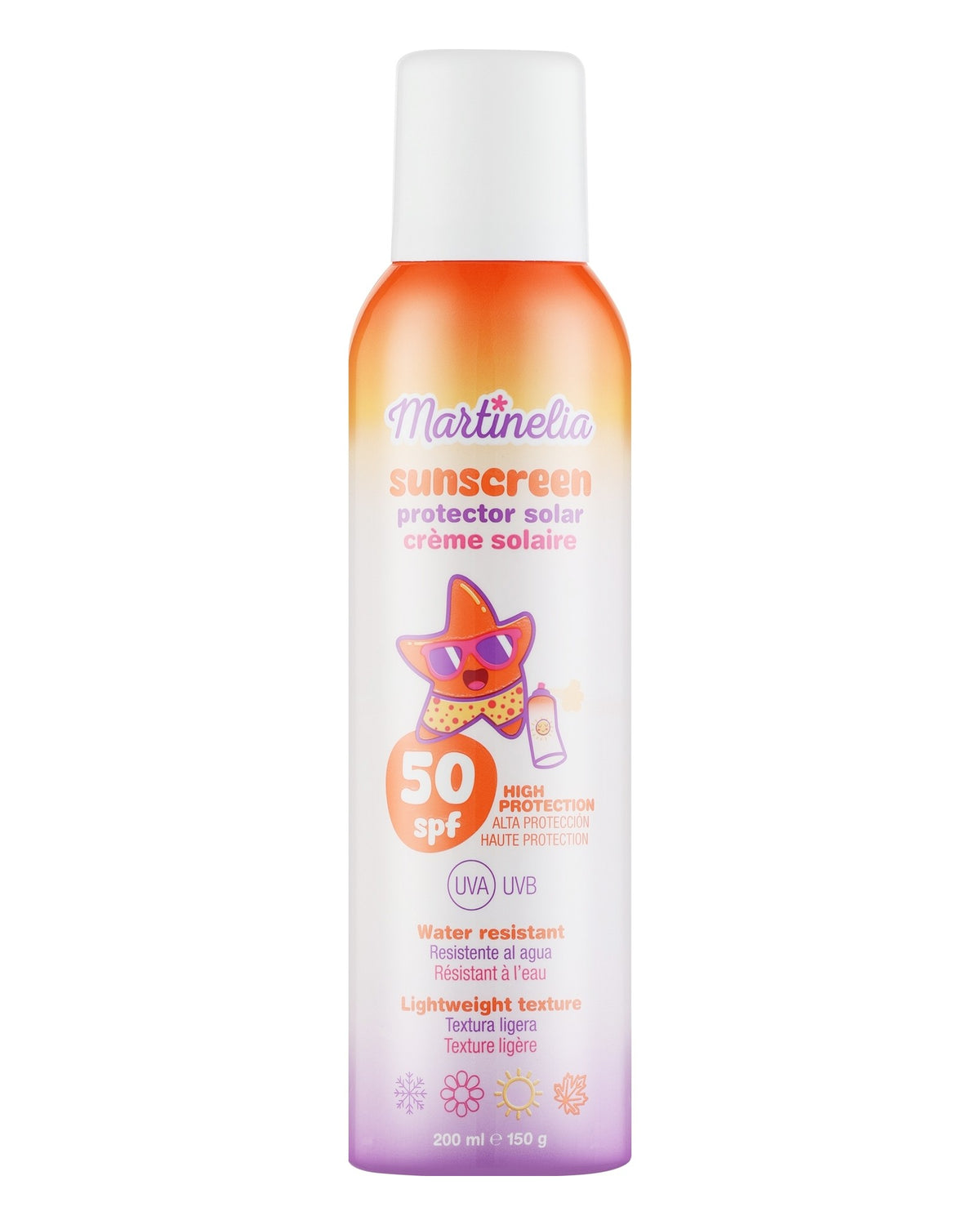 Солнцезащитный спрей Martinelia для детей SPF 50, 200 мл