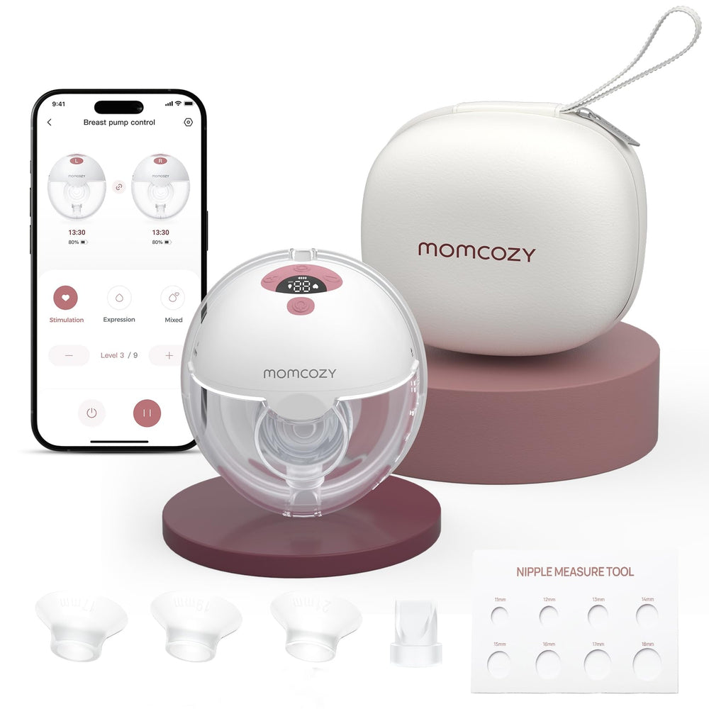 Momcozy M5 Smart ko'chma sut sog'ish apparati ilova orqali boshqariladi 160 ml