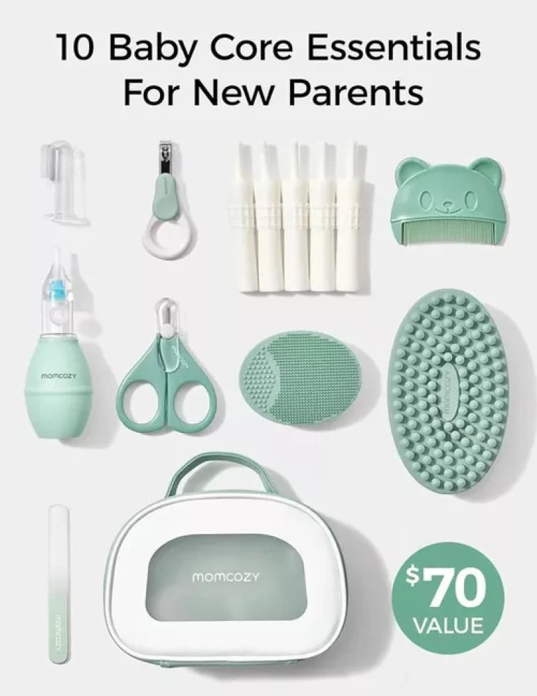 Chaqaloq parvarishi uchun Momcozy Core Baby Kit 12-tasi-1da yangi tug'ilganlar uchun