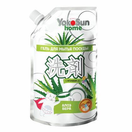 Idish yuvish geli YokoSun Aloe Vera 850 ml, doy-pak
