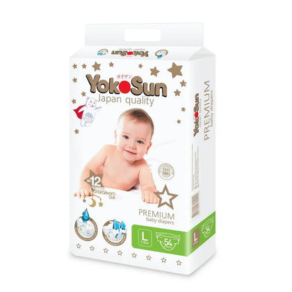 YokoSun Premium L (9-13 kg) podguznik, 54 dona
