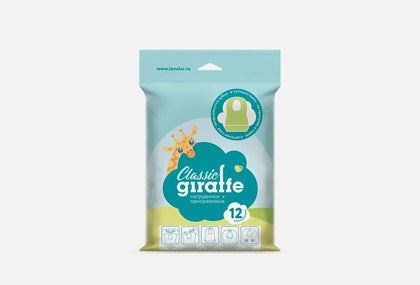Lovular Нагрудники GIRAFFE Classic 12 шт мягкие дышащие