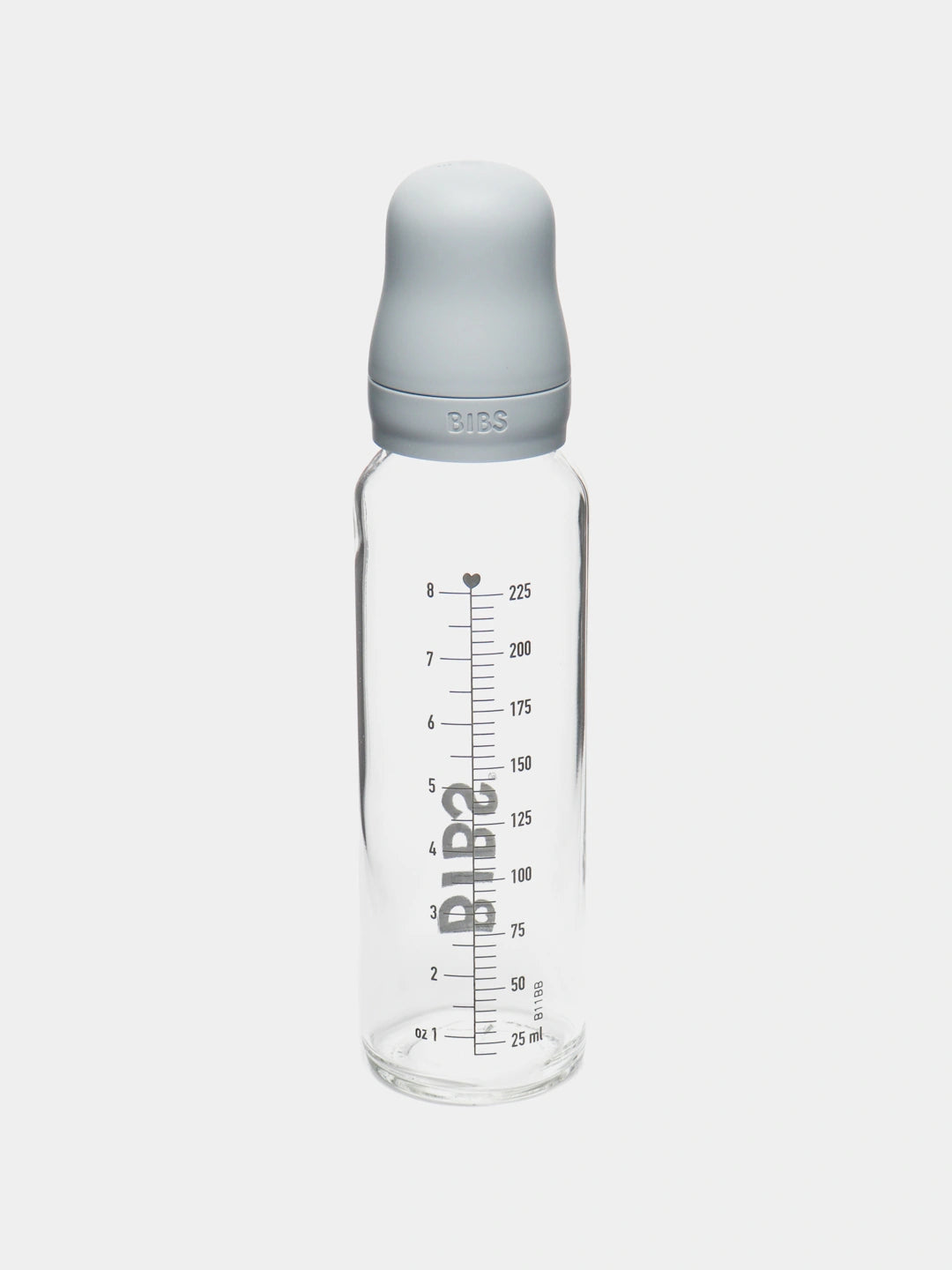BIBS shisha butilka 225 ml, to'liq to'plam, lateks soska