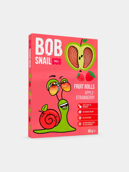 Фруктовая пастила Bob Snail без сахара, 30 и 60 г, 6 вкусов