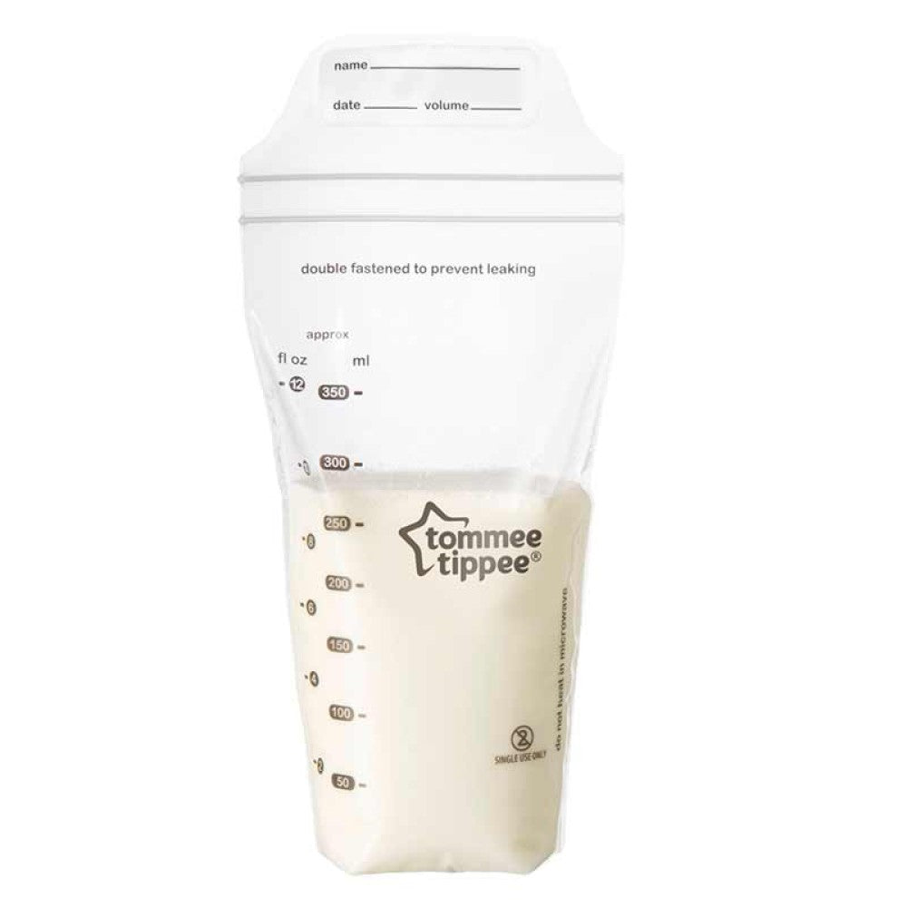 Tommee Tippee пакетики для молока 36 шт без BPA с двойной застёжкой