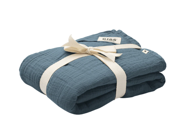Муслиновая пелёнка BIBS Muslin Swaddle органический хлопок 120x120 см