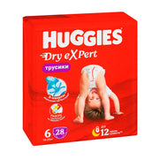 Taglik-trusiklar Huggies Dry Expert, 6-o'lcham (15-25 kg), Jumbo 28×2