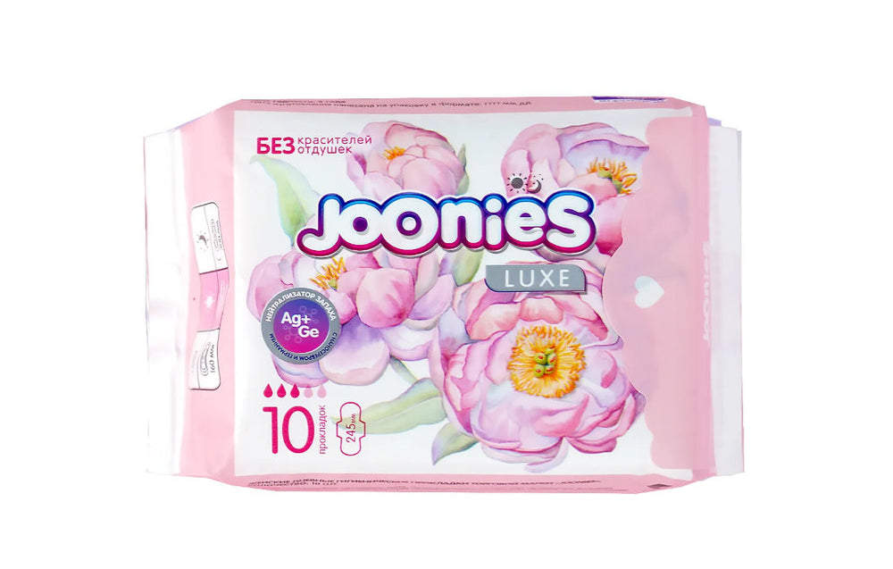 Joonies Luxe Daily ayollar kundalik prokladkalari, 10 dona