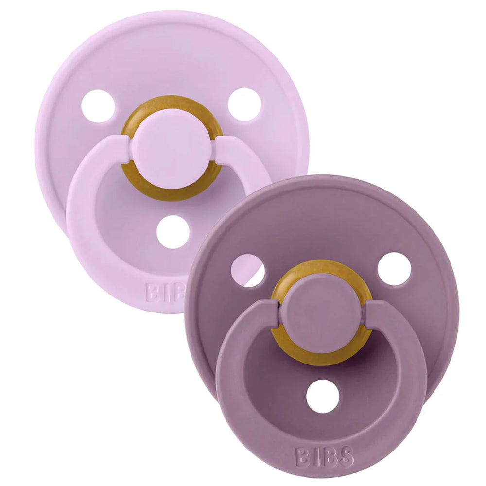 BIBS Colour lateksli so'rg'ich, 1-o'lcham, Violet Sky/Mauve, 2 dona