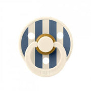 BIBS Round Color so'rg'ich, 1-o'lcham, tabiiy kauchuk, Studio Block rangi (1 dona)