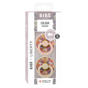 Пустышка BIBS x Liberty June Blossom латексная, размер 2, 2 шт., Blush Mix