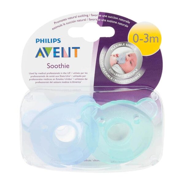 Пустышка Philips Avent Soothie силиконовая для новорождённых 0+