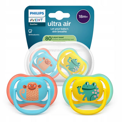 Пустышка Philips Avent Ultra Air 18+ месяцев ортодонтическая