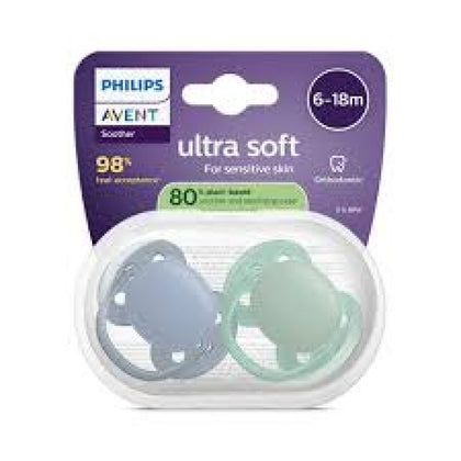 Пустышка Philips Avent Ultra Soft 6-18 месяцев силиконовая